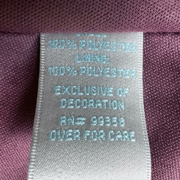 Camille La Vie Purple Mauve Studded Trumpet Formal Dress w/ High Leg Slit - 8 - Picture 14 of 16